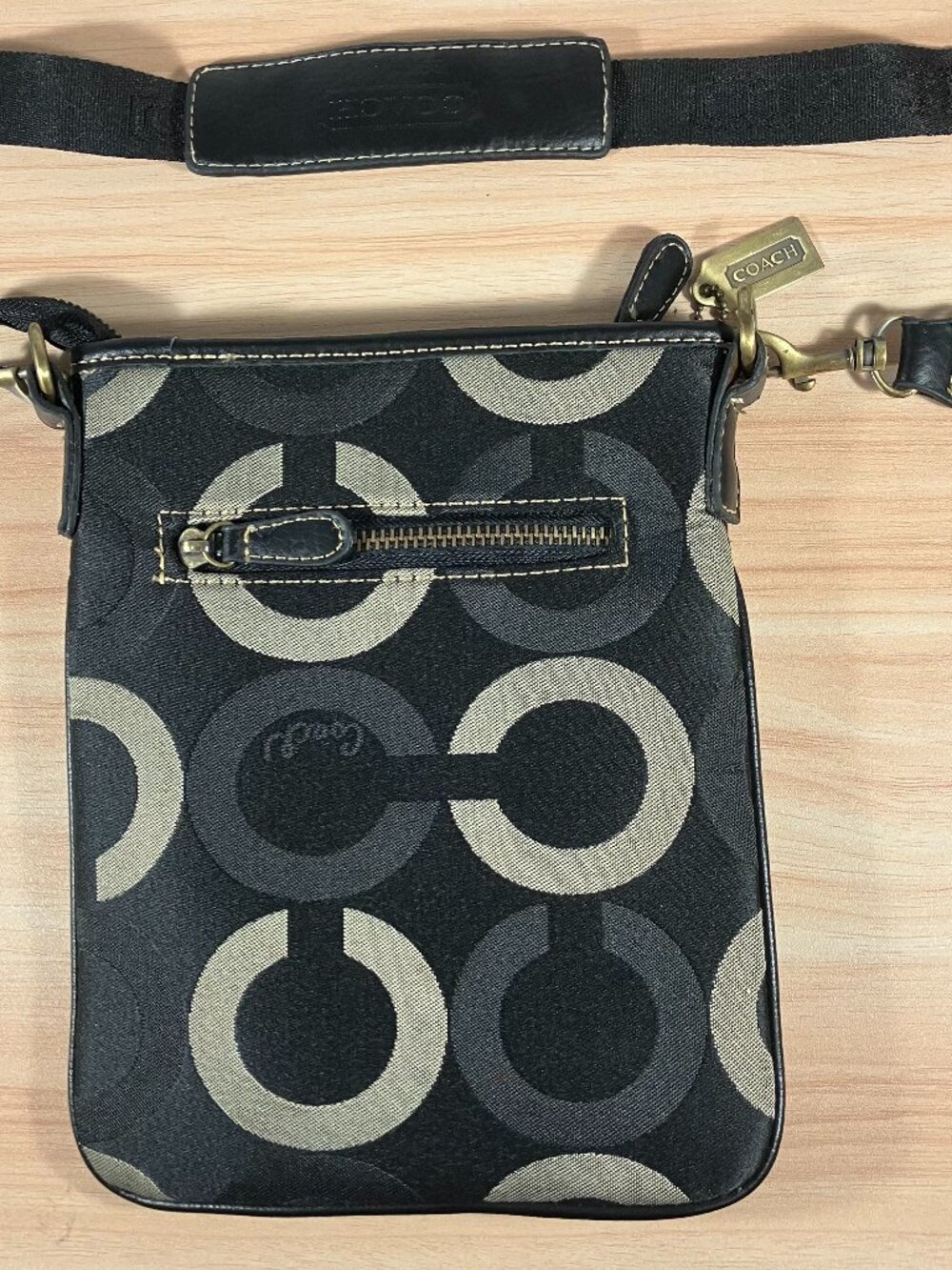Coach Brown Canvas and Leather Crossbody